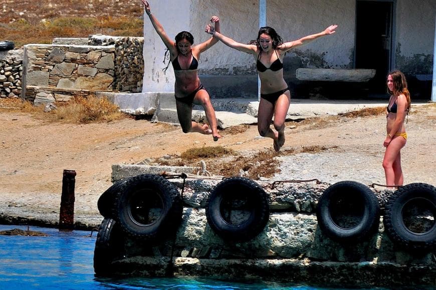 All Included Sailing Yacht Cruise to Mykonos South Beaches, Rhenia & Delos Islands