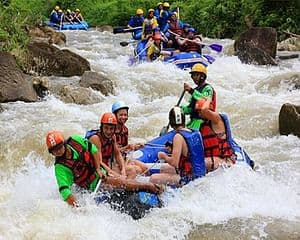 PHUKET-PHANG NGA: Full Day Adventure Rafting-Zipline, ATV, Elephant bby your choice with Lunch