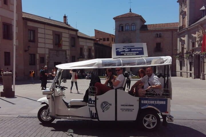 Discovering History and Monuments of Madrid in Private TukTuk