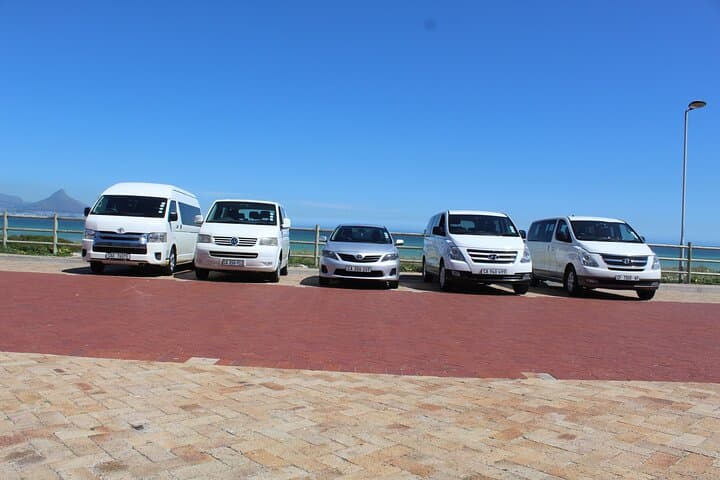 Private Return Transfer Cape Town To Shark Diving Gansbaai Price/Group 12 Pax