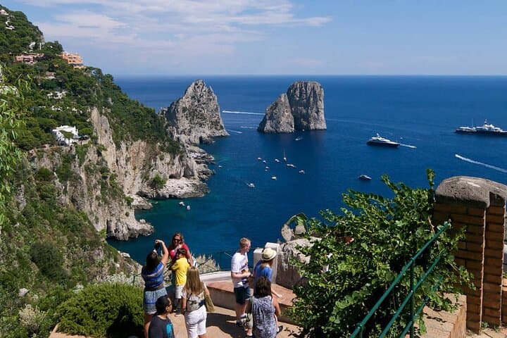 Capri Island from Naples by hydrofoil