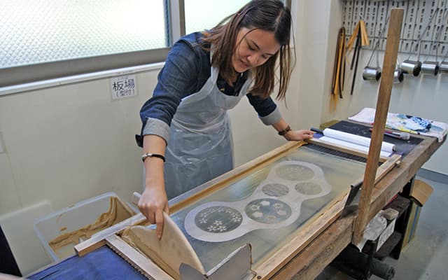 Authentic Chusen Japanese Hand Towel Dyeing Workshop