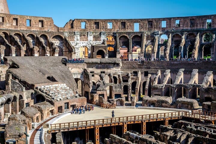 Colosseum Gladiator Arena Floor With Palatine Hill and Roman Forum Guided Tour