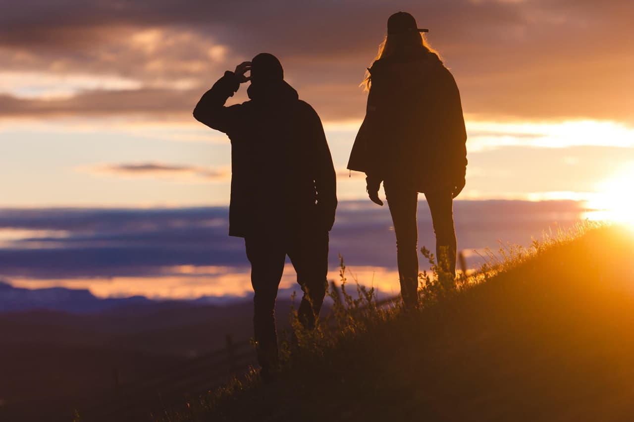 Midnight hiking tour in Rovaniemi
