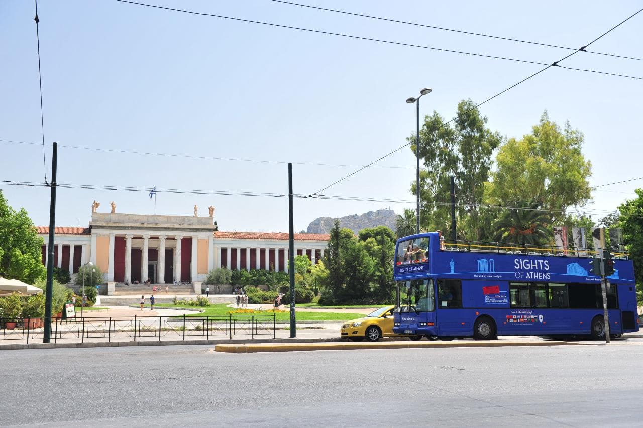 Hop On - Hop Off Bus: A Classic Tour of Athens, Piraeus and Neighboring Beaches