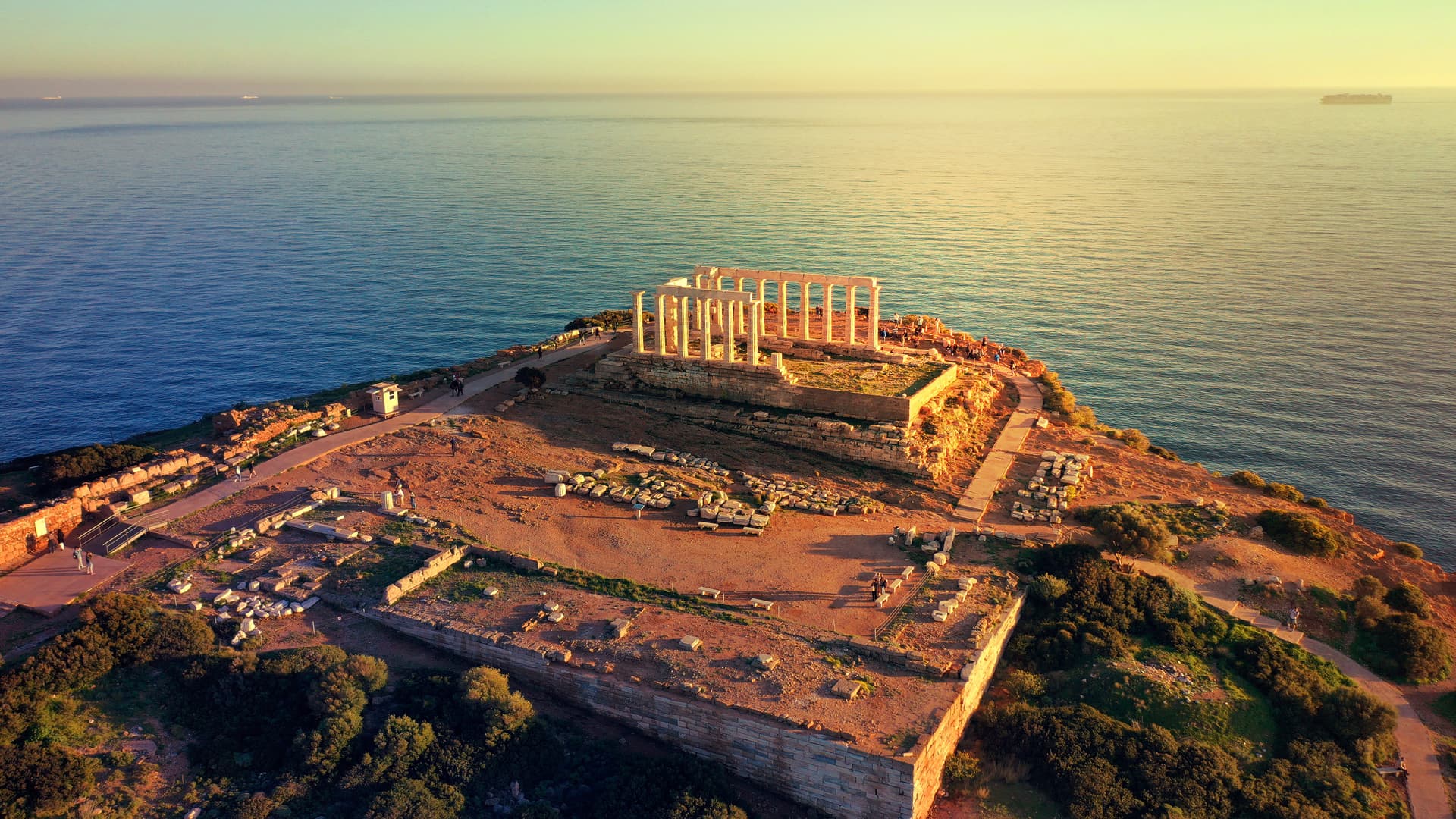  Private Sunset Tour of Cape Sounion, Temple of Poseidon & Athens Riviera 
