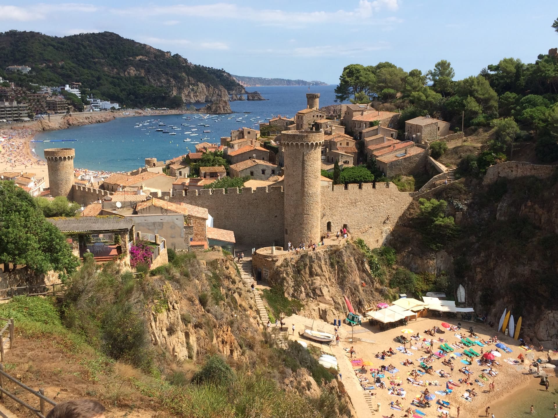 Costa Brava Coastal Path Hiking and Tossa de Mar