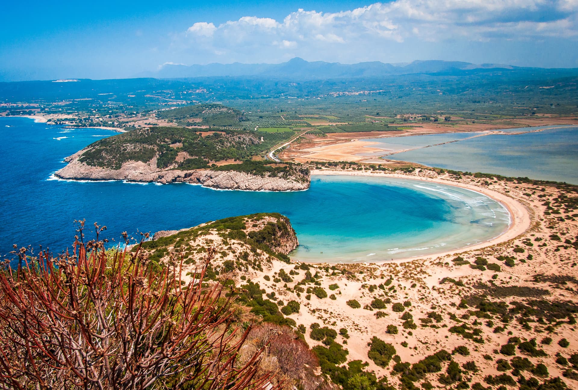Hiking around Navarino Bay
