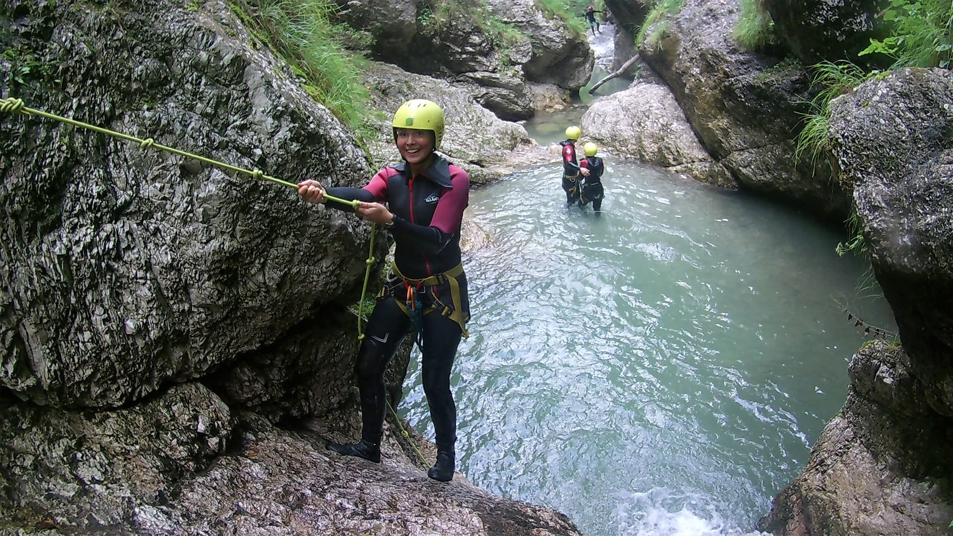 FAMILY CANYONING IN SOČA VALLEY
