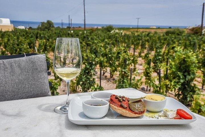 Santorini History and Wine Private Tour with Optional Cooking Class