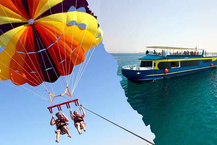 Semi Submarine Snorkeling & Fly Parasailing Adrenaline-Hurghada