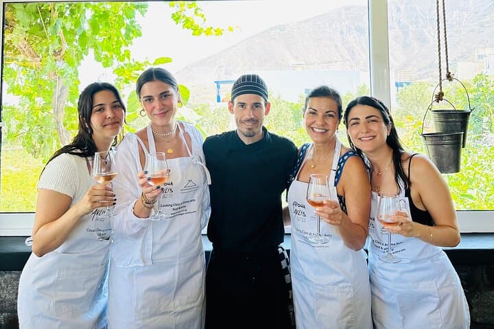 Santorini Cooking Class Gastronomy Experience & Wine Tasting