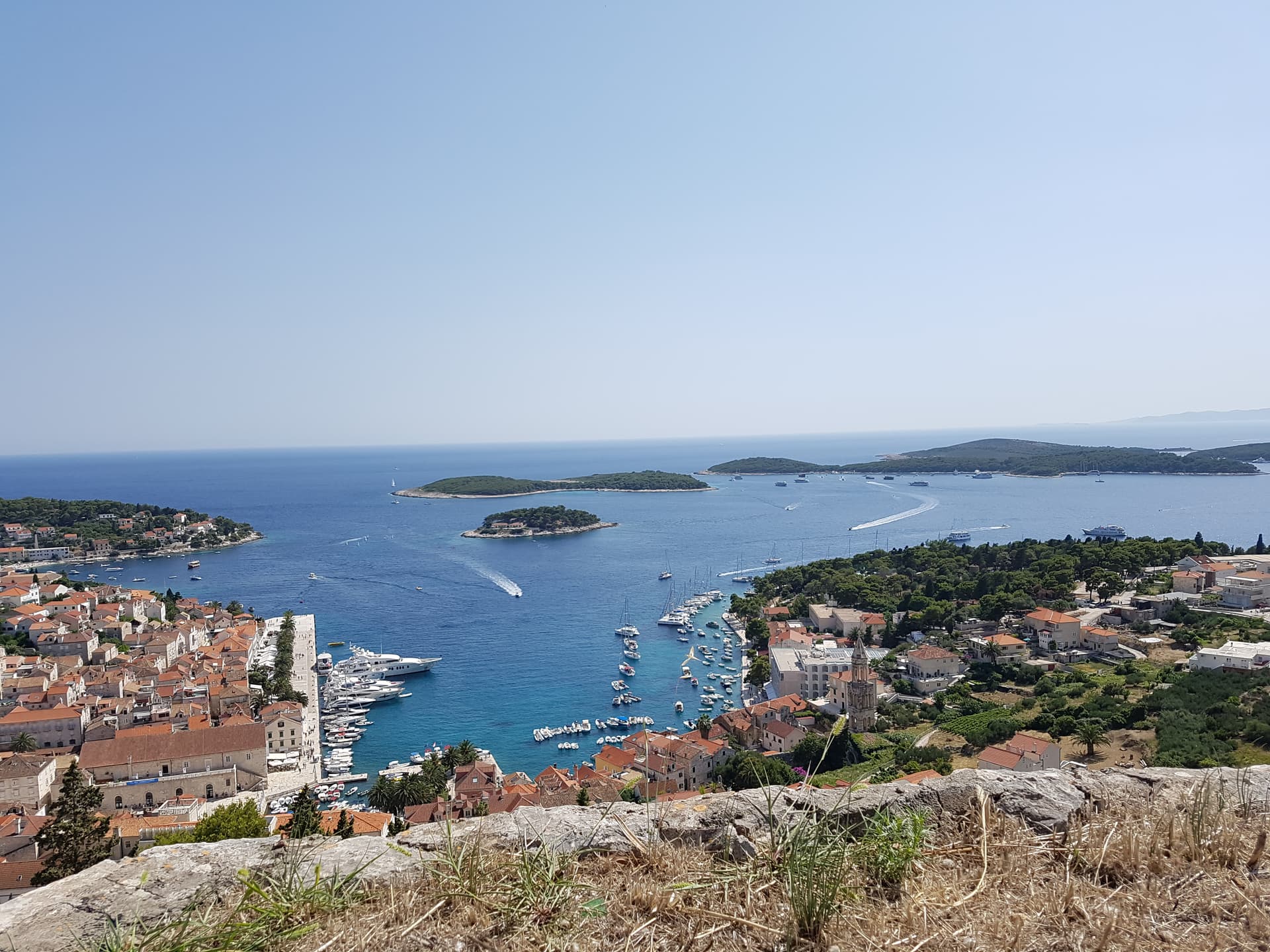 Full-Day Private Hvar, Brac, and Pakleni Islands Boat Cruise from Split
