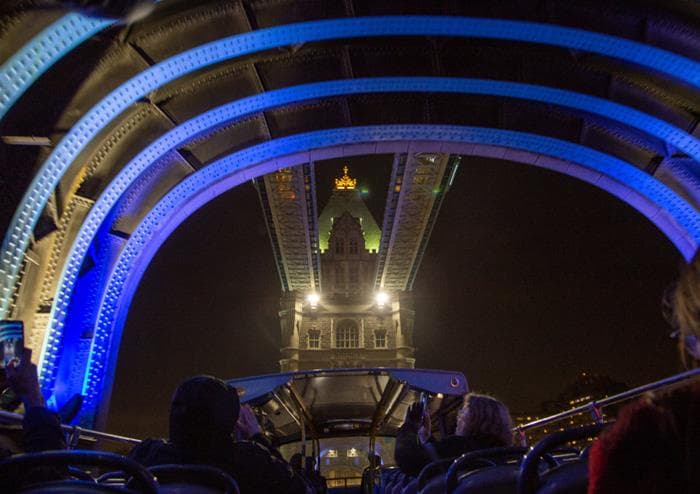 London by Night Open Top Bus Tour