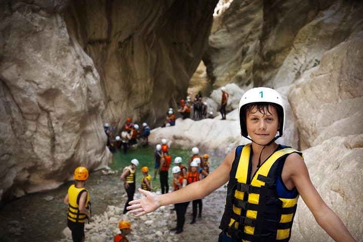 Canyoning and Rafting Adventure incl. Lunch from Antalya