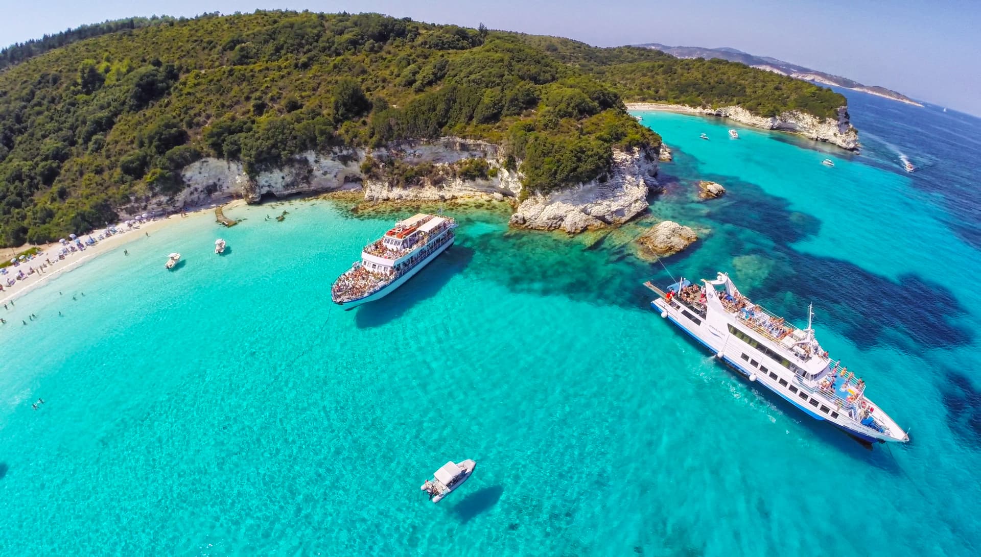 Cruise Paxos - Antipaxos, Blue Caves & Lakka Village