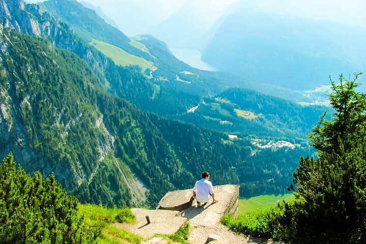 Berchtesgaden Town and Mountains and the Eagle's Nest from Munich