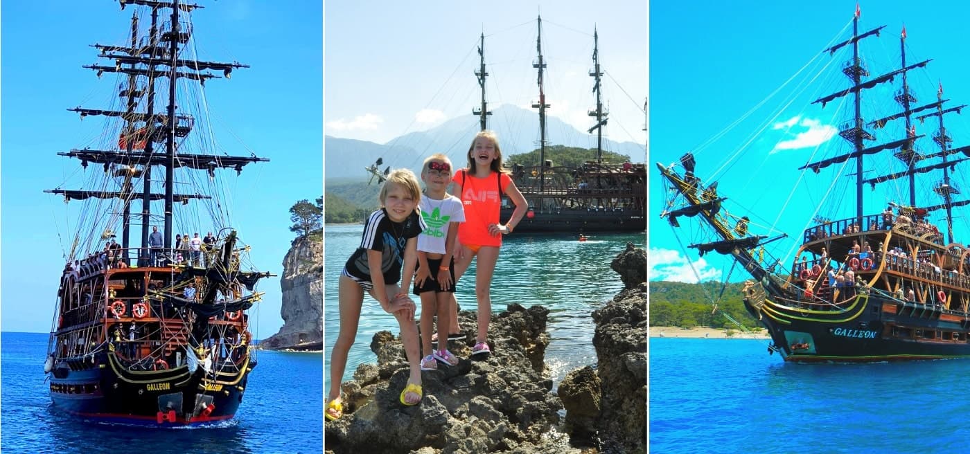 Pirate Boat Tour on the Beautiful Bays of Kemer