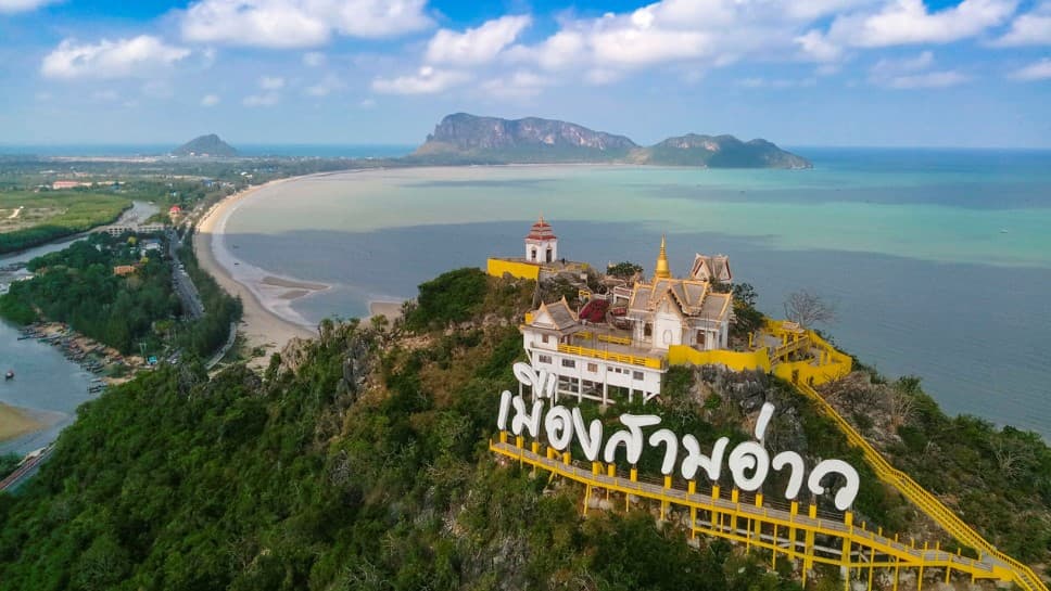 Stunning Prachuabkirikhan & Ao Manao - the City of Three Bays Private Tour from Hua Hin
