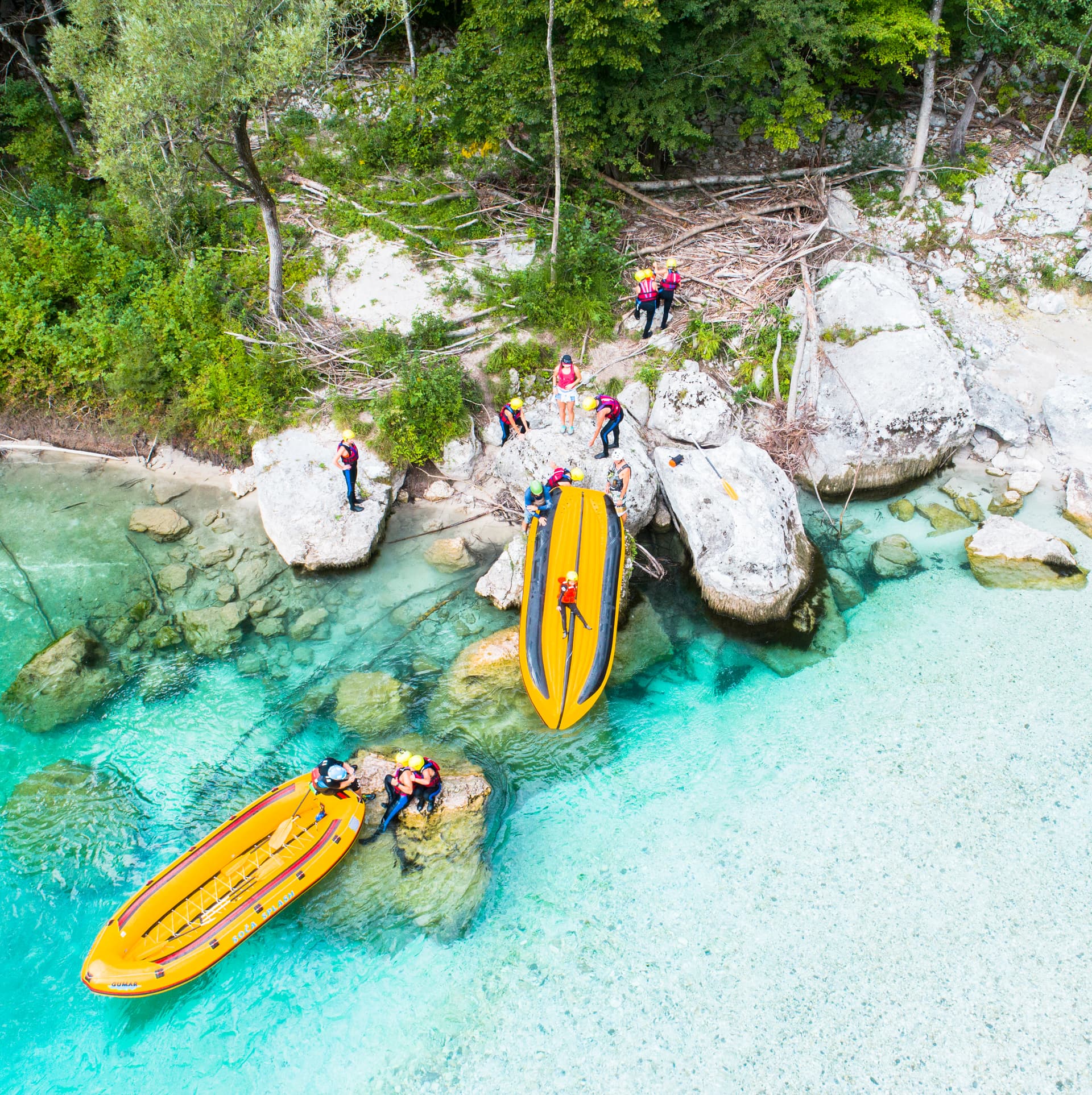 FAMILY RAFTING ON SOCA RIVER