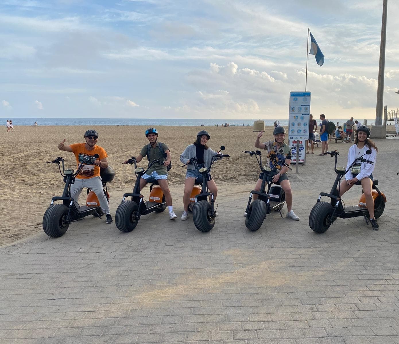 Maspalomas - Meloneras : e-Scooter 2 seat Sunset Guided Tour