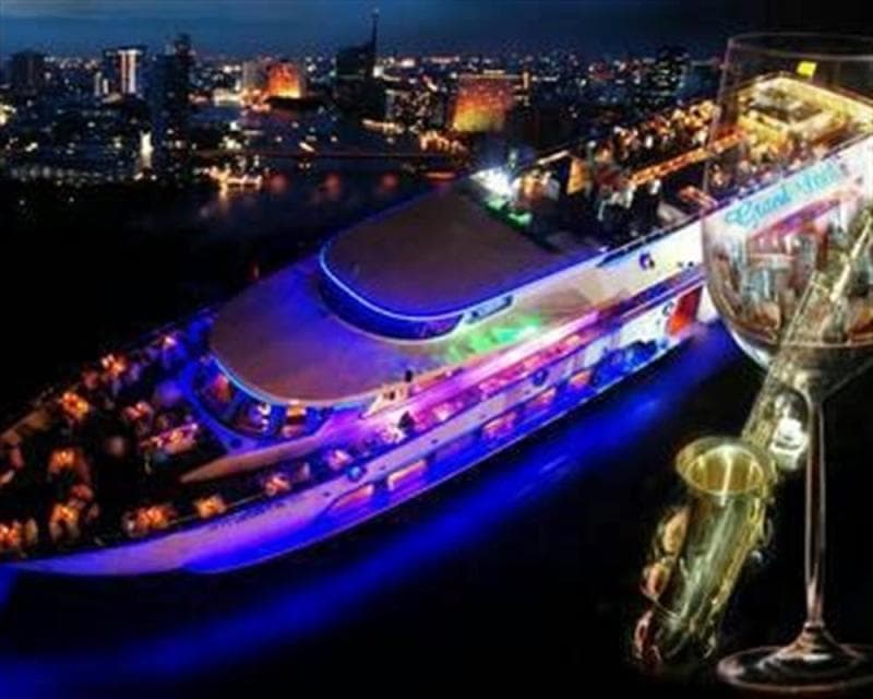 BANGKOK: Ticket Grand Pearl Luxury Dinner Cruise with Live Music & Show