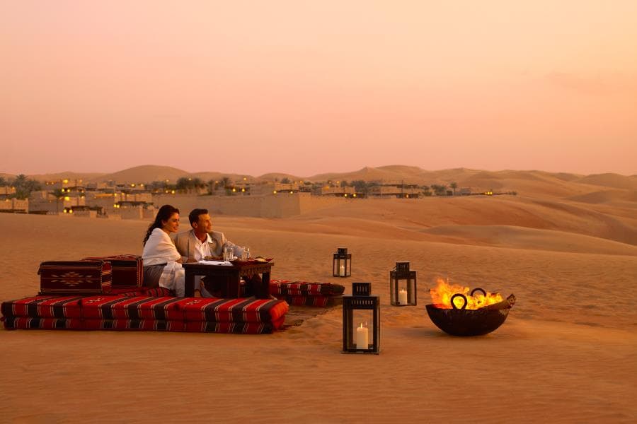 Book a Private Romantic Dune Dinner in Abu Dhabi Desert