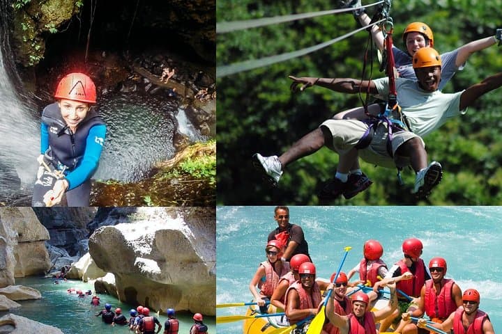 Alanya: Rafting Canyoning and Zipline Adventure