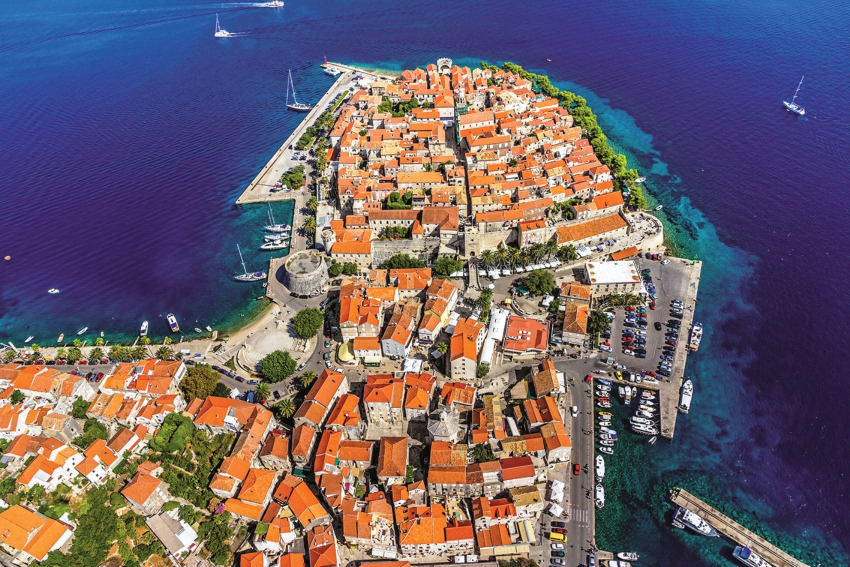 Private Korčula Old Town and Inland Wine Tasting - from Korčula