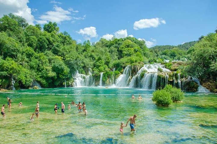 Private Krka Waterfalls and Trogir Tour