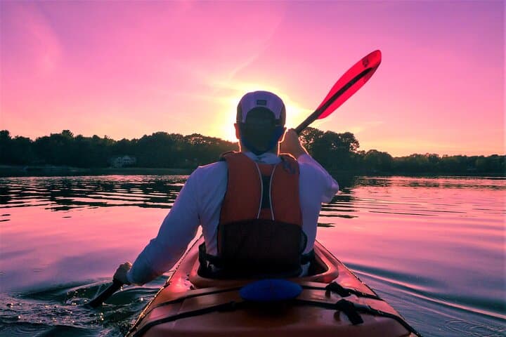 Sunset Kayaking in Roundstone Bay or a Connemara Lake. Galway. Guided.