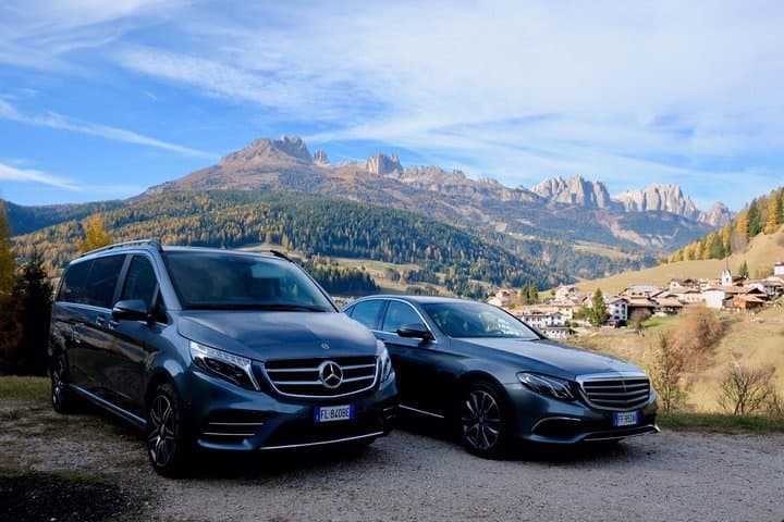 Private transfer from VCE AIRPORT to AltaBadia San Cassiano , La Villa & Corvara