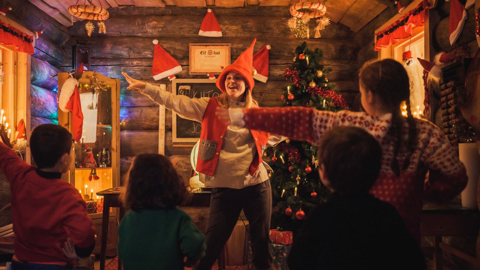 Elf Hat Academy in Santas Village