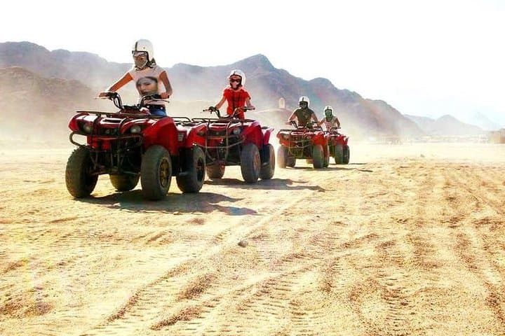 AِTV Quad Sunset Safari & Camel Ride With Transfer - Hurghada