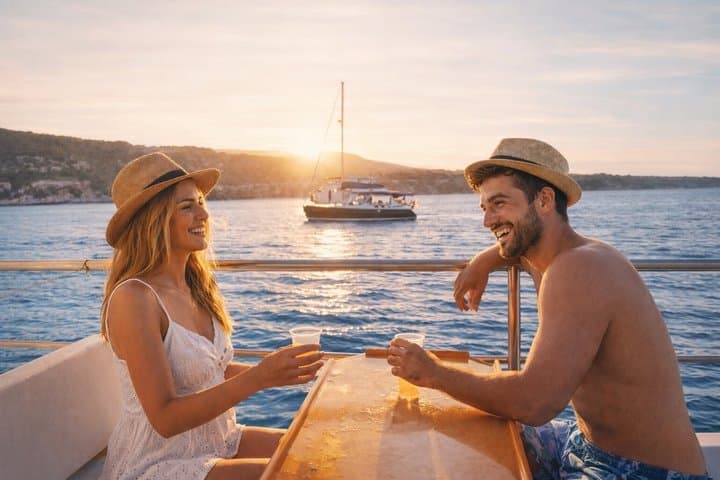 Blue Lagoon Sunset Сruise with BBQ Dinner and Hotel Pick up from Paphos