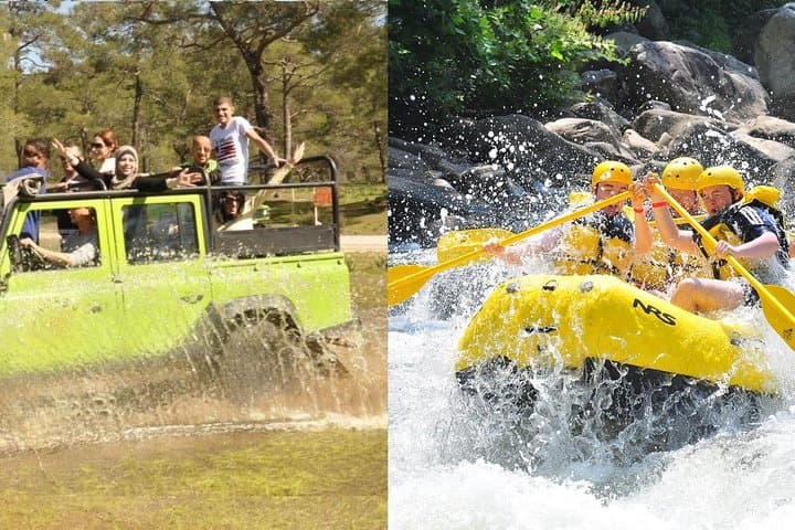 Alanya: Rafting & Jeep Safari Adventure