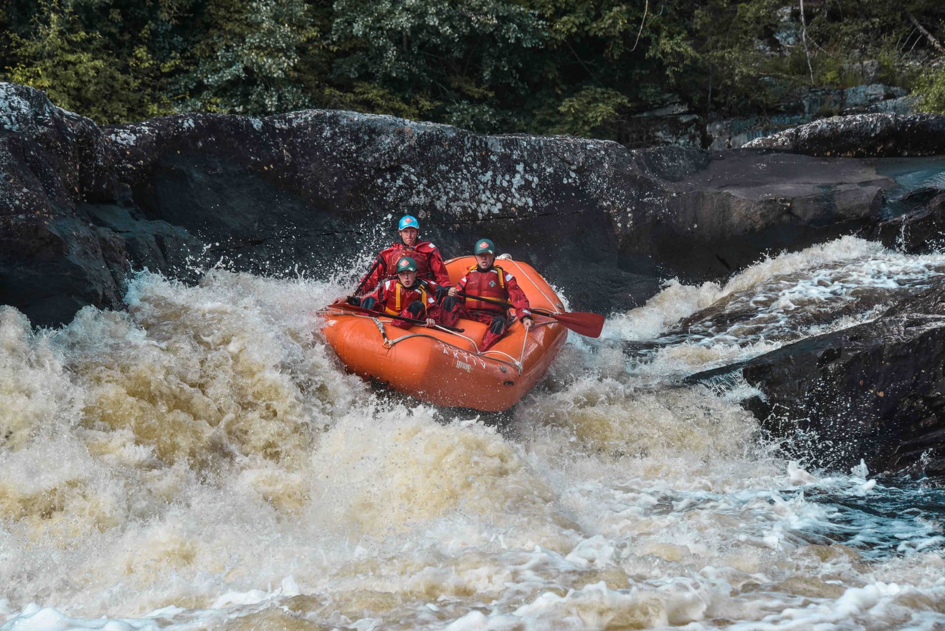 White water rafting in Sigdal